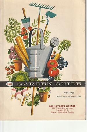 vintage ESSO Garden Guide booklet 1957