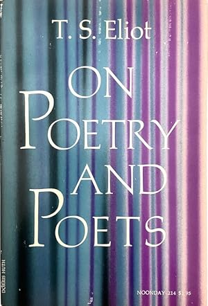 Image du vendeur pour On Poetry and Poets mis en vente par Randall's Books