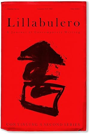 Image du vendeur pour LILLABULERO Number 7 A Journal of Contemporary Writing mis en vente par Lorne Bair Rare Books, ABAA