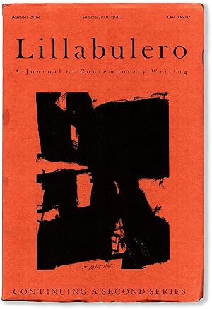 Seller image for LILLABULERO Number 9 A Journal of Contemporary Writing for sale by Lorne Bair Rare Books, ABAA