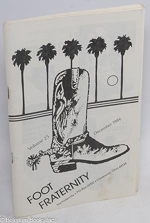 Foot Fraternity: vol. 25, December 1986
