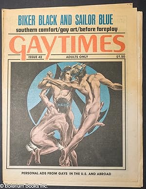 Seller image for Gaytimes: #42; Biker Black & Sailor Blue for sale by Bolerium Books Inc.