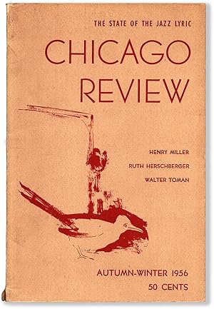 Bild des Verkufers fr CHICAGO REVIEW Vol. 10, No. 3 The State of the Jazz Lyric zum Verkauf von Lorne Bair Rare Books, ABAA