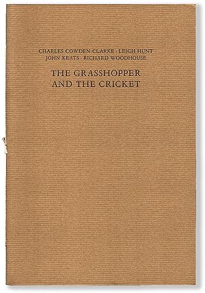 Imagen del vendedor de The Grasshopper and the Cricket a la venta por Lorne Bair Rare Books, ABAA