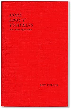 Seller image for MORE ABOUT TOMPKINS And Other Light Verse for sale by Lorne Bair Rare Books, ABAA