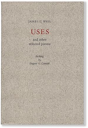 Imagen del vendedor de USES and Other Selected Poems a la venta por Lorne Bair Rare Books, ABAA