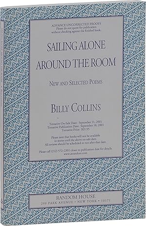 Immagine del venditore per SAILING ALONE AROUND THE ROOM New and Selected Poems venduto da Lorne Bair Rare Books, ABAA