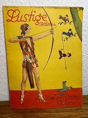 Lustige Blätter. Nr. 31, 43. Jahrgang, 29. Juli 1928.