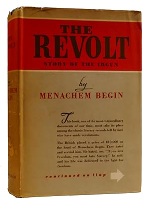 Seller image for THE REVOLT: STORY OF THE IRGUN for sale by Rare Book Cellar