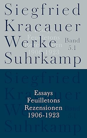 Bild des Verkufers fr Kracauer, Siegfried: Werke; Teil: Bd. 5., Essays, Feuilletons, Rezensionen. hrsg. von Inka Mlder-Bach. Unter Mitarb. von Sabine Biebl . / 4., 1932 - 1965 zum Verkauf von NEPO UG