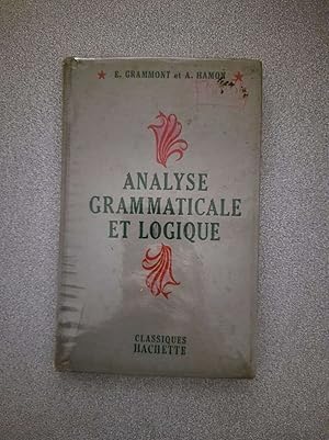 Seller image for Analyse grammaticale et logique for sale by Dmons et Merveilles