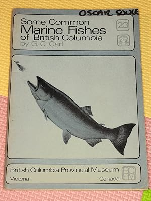 Seller image for Some Common Marine Fishes of British Columbia for sale by Earthlight Books