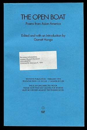 Seller image for The Open Boat: Poems from Asian America for sale by Between the Covers-Rare Books, Inc. ABAA