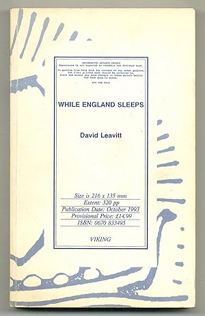 Imagen del vendedor de While England Sleeps a la venta por Between the Covers-Rare Books, Inc. ABAA