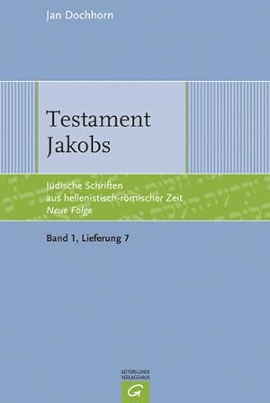 Seller image for Testament Jakobs for sale by BuchWeltWeit Ludwig Meier e.K.