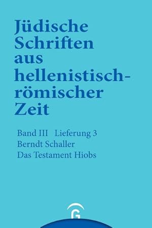 Seller image for Das Testament Hiobs for sale by BuchWeltWeit Ludwig Meier e.K.