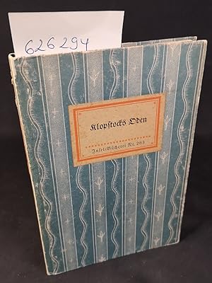 Imagen del vendedor de Klopstocks Oden. Insel-Bcherei Nr. 283/1B. 16.-20. Tausend. a la venta por ANTIQUARIAT Franke BRUDDENBOOKS