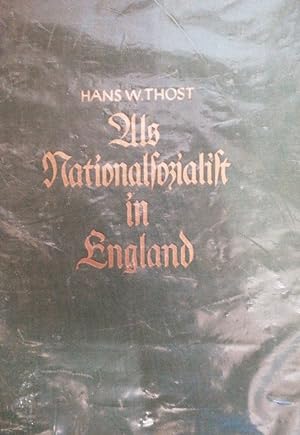 Seller image for Als Nationalsozialist in England for sale by Buchhandlung Loken-Books