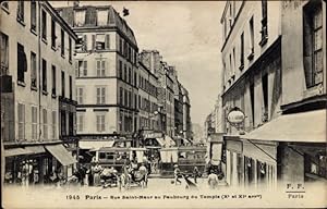Ansichtskarte / Postkarte Paris XI., Rue Saint Maur in Faubourg du Temple