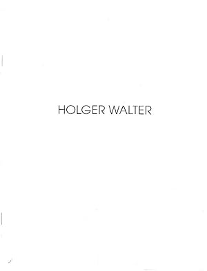 Seller image for Holger Walter. Schloss Bruchsal, 19. Mai bis 7. Juli 1996. for sale by City Basement Books