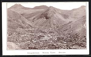 Postcard Colquechaca, Mining Town