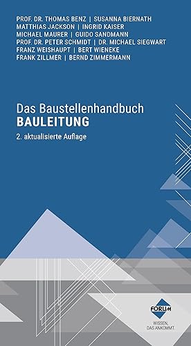 Bild des Verkufers fr Das Baustellenhandbuch Bauleitung, mit 1 Buch, mit 1 E-Book zum Verkauf von moluna