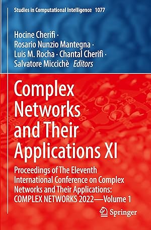 Immagine del venditore per Complex Networks and Their Applications XI venduto da moluna