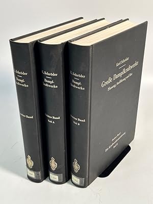 Bild des Verkufers fr Groe Dampfkraftwerke : Planung, Ausfhrung und Bau. Band 2: Die Lehre vom Kraftwerksbau; Band 3/Teil A: Die Kraftwerksausrstung; Band 3/Teil B: Die Kraftwerksausrstung. zum Verkauf von Antiquariat Bookfarm