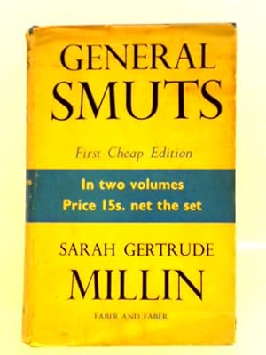 Seller image for General Smuts The Second Volume for sale by World of Rare Books