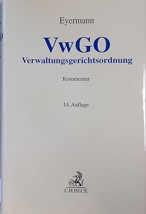 Bild des Verkufers fr Verwaltungsgerichtsordnung : Kommentar. zum Verkauf von books4less (Versandantiquariat Petra Gros GmbH & Co. KG)
