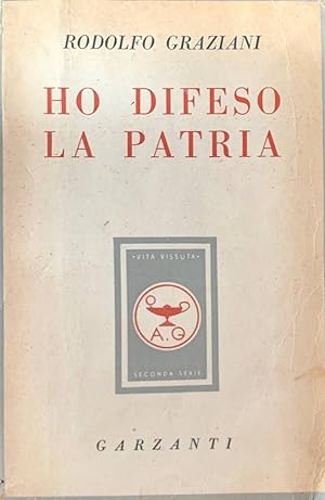 Seller image for Ho difeso la patria for sale by librisaggi