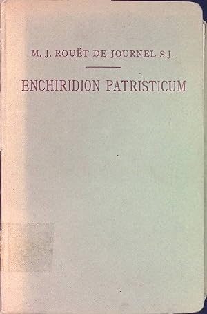 Seller image for Enchiridion Patristicum: Locos SS. Patrum, Doctorum Scriptorum Ecclesiasticorum for sale by books4less (Versandantiquariat Petra Gros GmbH & Co. KG)