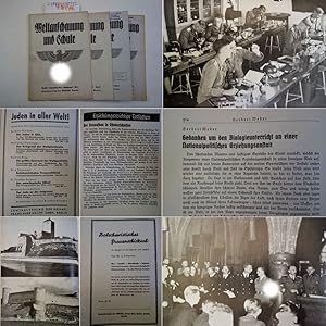 Weltanschuung und Schule Nr. 9,10, 11,12 (September bis Dezember) 1941 Jahrgang 5 * 4 Hefte u.a. ...