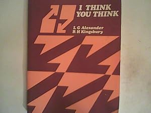 Seller image for I Think, You Think for sale by ANTIQUARIAT FRDEBUCH Inh.Michael Simon