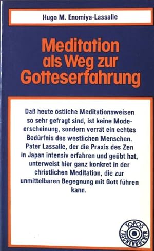 Bild des Verkufers fr Meditation als Weg zur Gotteserfahrung. (Nr. 94) zum Verkauf von books4less (Versandantiquariat Petra Gros GmbH & Co. KG)