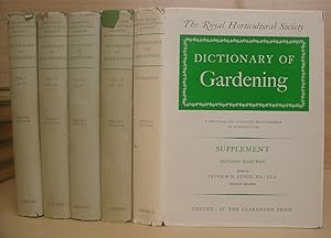 Seller image for The Royal Horticultural Society Dictionary Of Gardening : A Practical And Scientific Encyclopaedia Of Horticulture Volume I A - Co [wth] Volume II Co - Ja [with] Volume III [ Je - Pt [with] Volume IV Pt - Zy [with] Volume V - Supplement [ 5 volumes complete ] for sale by Eastleach Books