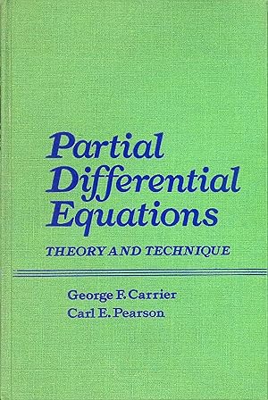 Imagen del vendedor de Partial Differential Equations: Theory and Technique a la venta por books4less (Versandantiquariat Petra Gros GmbH & Co. KG)