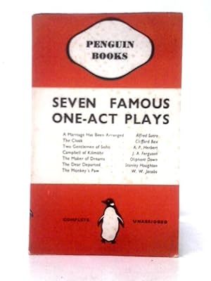 Image du vendeur pour Seven Famous One Act Plays (Penguin) No 117 mis en vente par World of Rare Books