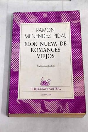 Imagen del vendedor de Flor nueva de romances viejos a la venta por Alcan Libros