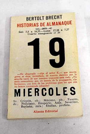 Imagen del vendedor de Historias de almanaque a la venta por Alcan Libros