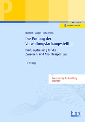 Seller image for Die Prfung der Verwaltungsfachangestellten: Prfungstraining fr die Zwischen- und Abschlussprfung for sale by Studibuch