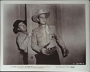 Bild des Verkufers fr The Blazing Trail 8 x 10 Still 1949 Smiley Burnette & Charles Starrertt! zum Verkauf von AcornBooksNH