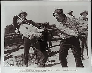 Immagine del venditore per Prairie Roundup 8 x 10 Still 1951 Smiley Burnette throwing a punch! venduto da AcornBooksNH