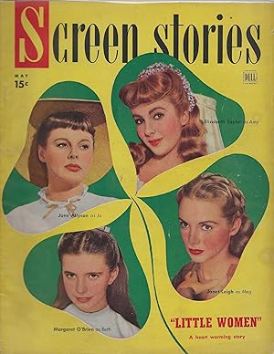 Screen Stories Magazine May 1949 June Allyson, Elizabeth Taylor "Little Women"!