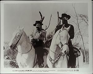 Image du vendeur pour Cyclone Fury 8 x 10 Still 1950 Smiley Burnette and Charles Starrett! mis en vente par AcornBooksNH