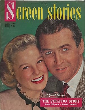 Screen Stories Magazine June 1949 James Stewart, June Allyson!