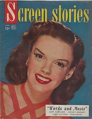 Screen Stories Magazine January 1949 Judy Garland, James Stewart!