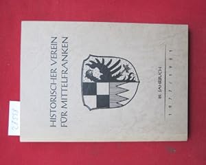 Seller image for Historischer Verein fr Mittelfranken: Jahrbuch des Historischen Vereins fr Mittelfranken; Bd. 89. 1977/81. for sale by Versandantiquariat buch-im-speicher