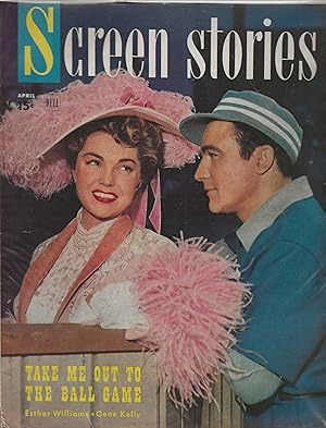 Screen Stories Magazine April 1949 Esther Williams, Gene Kelly!