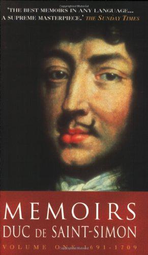 Bild des Verkufers fr 1691-1709 (v.1) (Memoirs of the Duc De Saint-Simon) zum Verkauf von WeBuyBooks